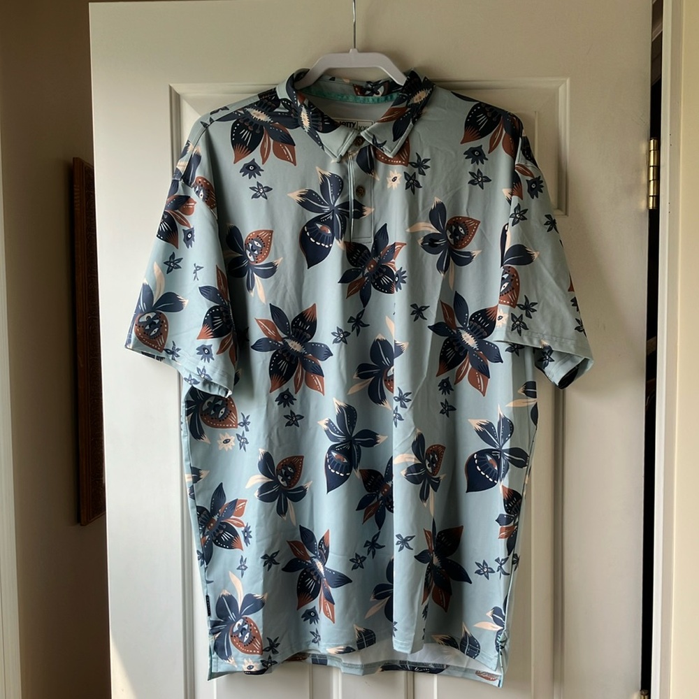 Jetty Men’s Bunker Golf Polo Shirt Short Sleeve Multicolor Size XXL NWT